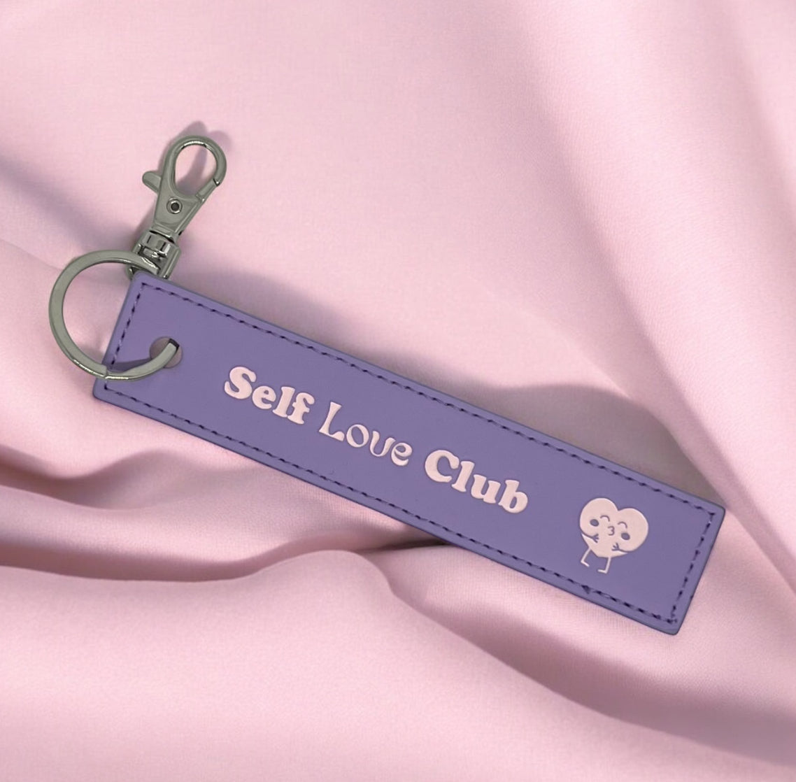 Self Love Club Purple Keyring