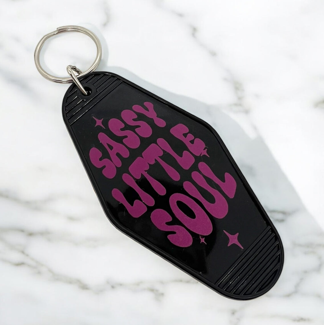 Sassy Little Soul Black Keyring